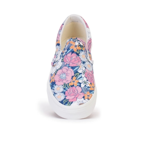 🆕Vans | Retro Floral Classic Slip-On Shoes Women's Sneakers Size 6 - Picture 3 of 6